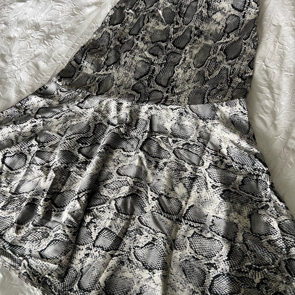 Snake Print Dress